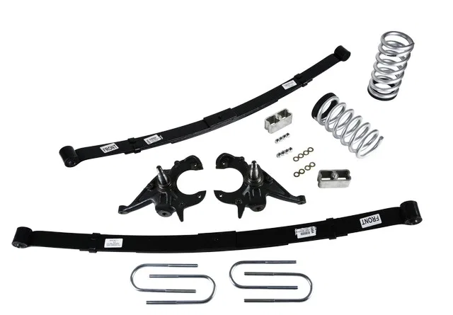 616 – BELLTECH Lowering Kit, 4 Or 5 Inch Front 5 Inch Rear Drop Shock Absorbers Not Included With Coil Springs/ Leaf ...